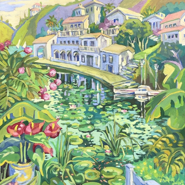 La villa azul