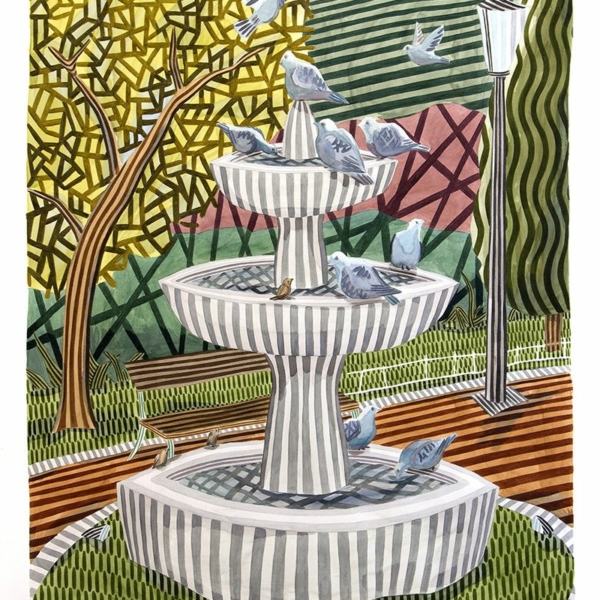La fuente de los pájaros