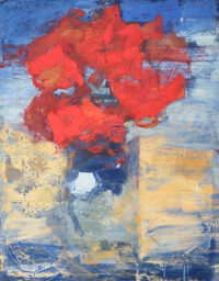Rosas frente al mar