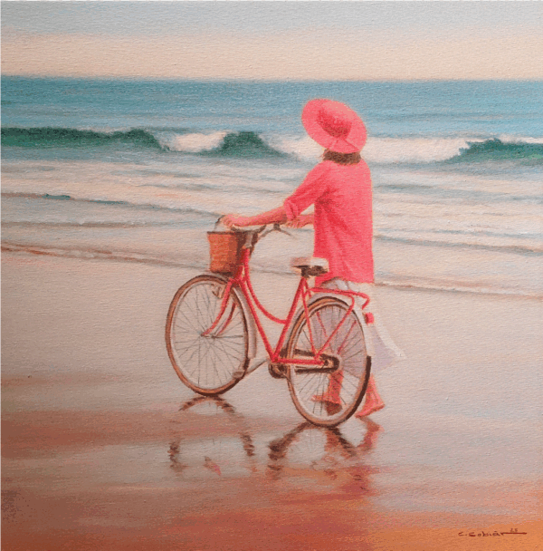 La niña rosa