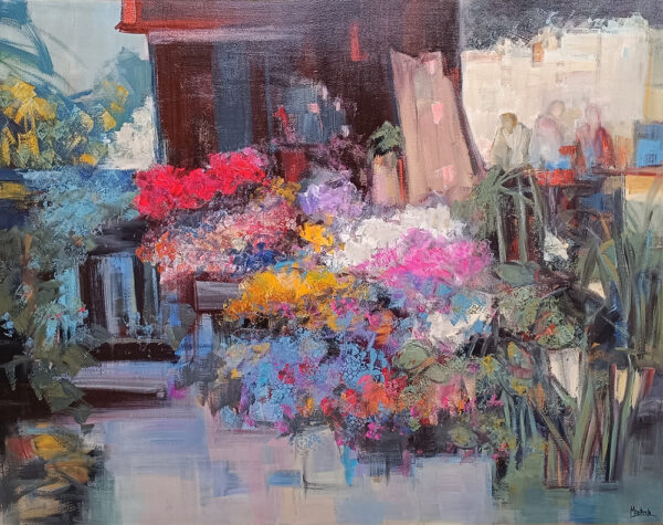 Flores en recoletos